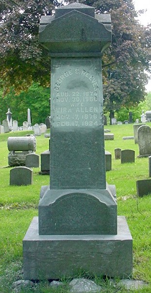 George Reeves Tomb George & Vira Reeves monument